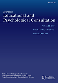 Cover image for Journal of Educational and Psychological Consultation, Volume 30, Issue 2, 2020