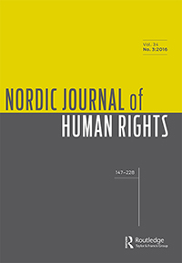 Cover image for Nordic Journal of Human Rights, Volume 34, Issue 3, 2016