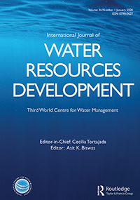 Cover image for International Journal of Water Resources Development, Volume 36, Issue 1, 2020