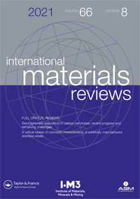 Cover image for International Materials Reviews, Volume 66, Issue 8, 2021