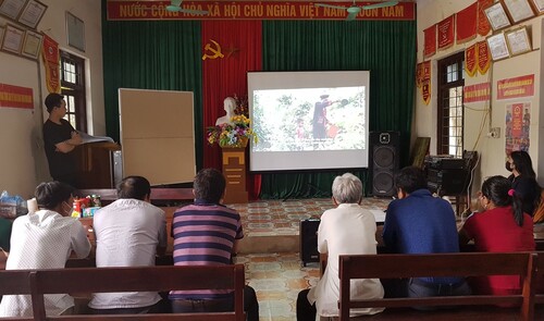 Figure 8. Community screening in Thanh Cong, Vietnam (2022). Image by the Author.