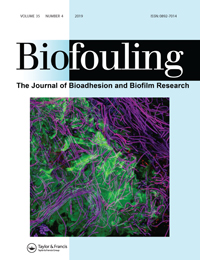 Cover image for Biofouling, Volume 35, Issue 4, 2019