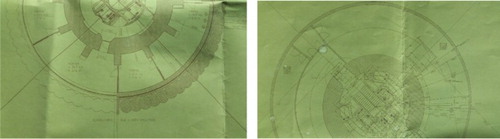 Figure 4. Design solution, left: prior to the mobilization of the wind tunnel test, dated January 5, 2001; and right: after the wind tunnel test, dated May 31, 2001. Source: Malmö city’s public archive.