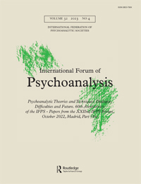 Cover image for International Forum of Psychoanalysis, Volume 32, Issue 4, 2023
