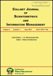 Cover image for COLLNET Journal of Scientometrics and Information Management, Volume 5, Issue 1, 2011