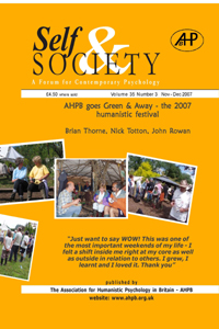 Cover image for Self & Society, Volume 35, Issue 3, 2007