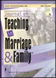Cover image for Journal of Teaching in Marriage & Family, Volume 3, Issue 1, 2003