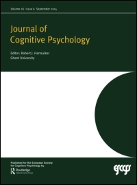 Cover image for Journal of Cognitive Psychology, Volume 22, Issue 5, 2010