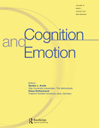 Cover image for Cognition and Emotion, Volume 37, Issue 5, 2023