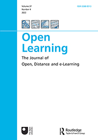Cover image for Open Learning: The Journal of Open, Distance and e-Learning, Volume 37, Issue 4, 2022