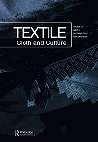 Cover image for TEXTILE, Volume 17, Issue 4, 2019
