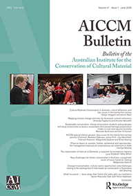 Cover image for AICCM Bulletin, Volume 41, Issue 1, 2020