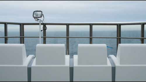 Figure 4. View from a distance, Relais Nordik ferry. Video still by the author, 2014.