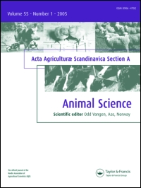 Cover image for Acta Agriculturae Scandinavica, Section A — Animal Science, Volume 53, Issue 1, 2003