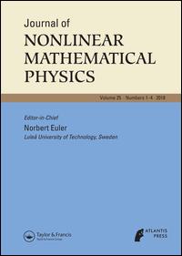 Cover image for Journal of Nonlinear Mathematical Physics, Volume 27, Issue 1, 2020