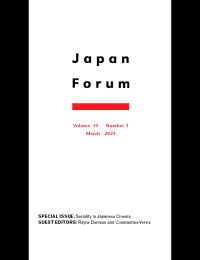 Cover image for Japan Forum, Volume 35, Issue 1, 2023