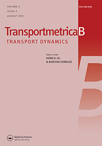 Cover image for Transportmetrica B: Transport Dynamics, Volume 3, Issue 2, 2015