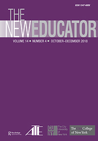 Cover image for The New Educator, Volume 14, Issue 4, 2018