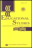 Cover image for Educational Studies, Volume 50, Issue 4, 2014