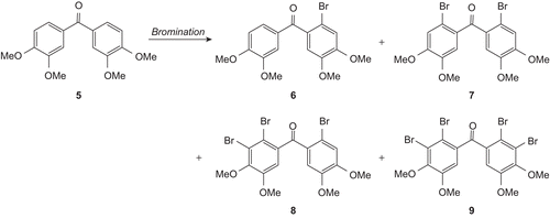 Scheme 1.  Bromination of compound 5.