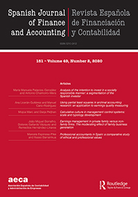 Cover image for Spanish Journal of Finance and Accounting / Revista Española de Financiación y Contabilidad, Volume 49, Issue 2, 2020