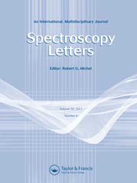 Cover image for Spectroscopy Letters, Volume 50, Issue 6, 2017