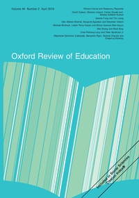 Cover image for Oxford Review of Education, Volume 44, Issue 2, 2018