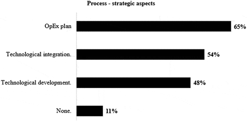 Figure 9. Strategic aspects for process development.