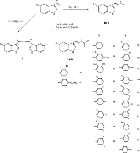 Figure 2.  Synthetic pathway of melatonin analogues.