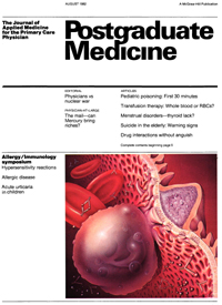 Cover image for Postgraduate Medicine, Volume 72, Issue 2, 1982