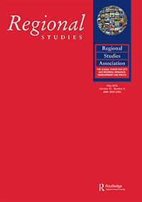Cover image for Regional Studies, Volume 50, Issue 5, 2016