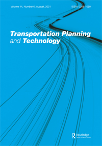 Cover image for Transportation Planning and Technology, Volume 44, Issue 6, 2021
