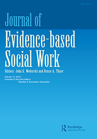 Cover image for Journal of Evidence-Based Social Work, Volume 15, Issue 6, 2018