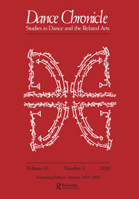 Cover image for Dance Chronicle, Volume 43, Issue 3, 2020