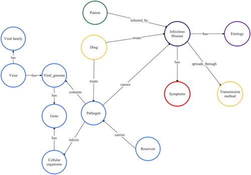 Figure 1. Schema of the proposed graph model.