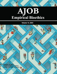 Cover image for AJOB Empirical Bioethics, Volume 14, Issue 4, 2023