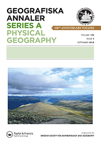 Cover image for Geografiska Annaler: Series A, Physical Geography, Volume 100, Issue 3, 2018