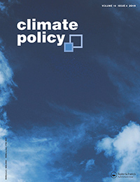 Cover image for Climate Policy, Volume 19, Issue 4, 2019