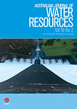 Cover image for Australasian Journal of Water Resources, Volume 18, Issue 2, 2014