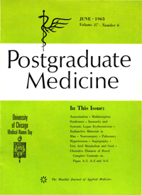 Cover image for Postgraduate Medicine, Volume 37, Issue 6, 1965