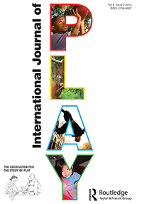 Cover image for International Journal of Play, Volume 4, Issue 2, 2015