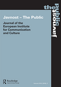 Cover image for Javnost - The Public, Volume 22, Issue 2, 2015