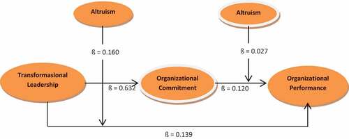 Figure 2. Structural model output.