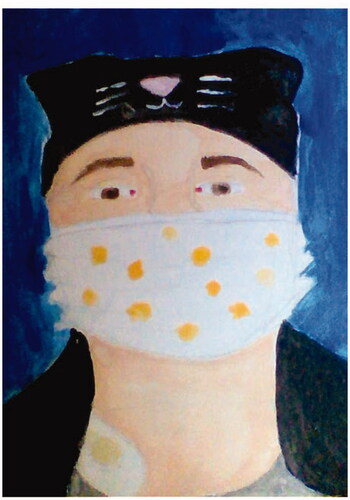 Figure 6. Student painting, Hospital Isolation, 2020. Acrylic on canvas panel.