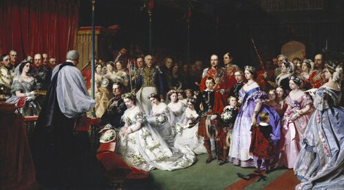 Figure 2 The Marriage of Victoria, Princess Royal, 25 January 1858, John Phillip, 1860(Royal Collection Trust / © Her Majesty Queen Elizabeth II 2022)