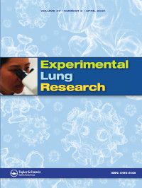 Cover image for Experimental Lung Research, Volume 47, Issue 3, 2021