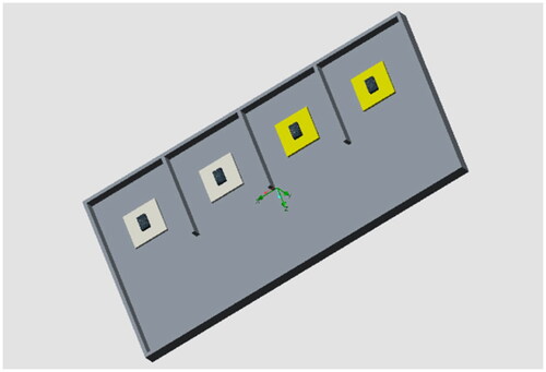 Figure 1. A typical structure c model of high-power chips electronic device component.