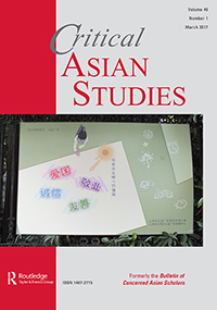 Cover image for Critical Asian Studies, Volume 49, Issue 1, 2017