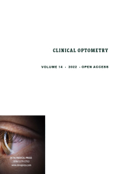 Cover image for Clinical Optometry, Volume 7, 2015