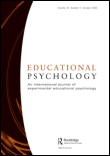 Cover image for Educational Psychology, Volume 3, Issue 3-4, 1983